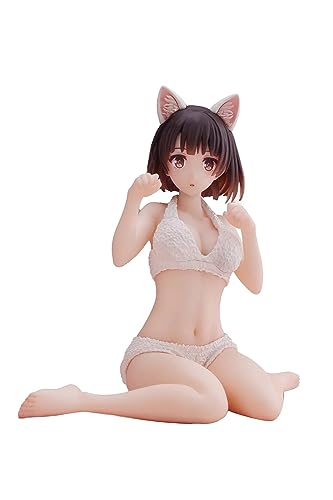 Taito Saekano: How to Raise a Boring Girlfriend Fine: Megumi Kato Coreful Figure (Cat Roomwear Version)