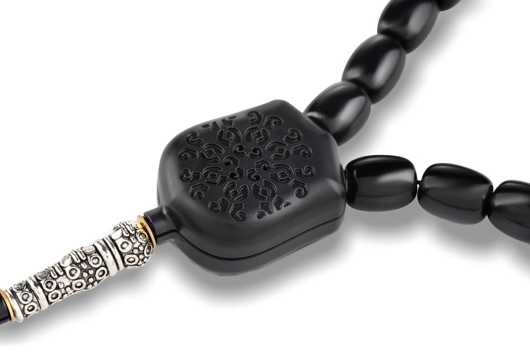 Smart Subha Digital Interactive Prayer Beads, Electronic Islamic Educational Misbaha with Touch Response, 33 Beads