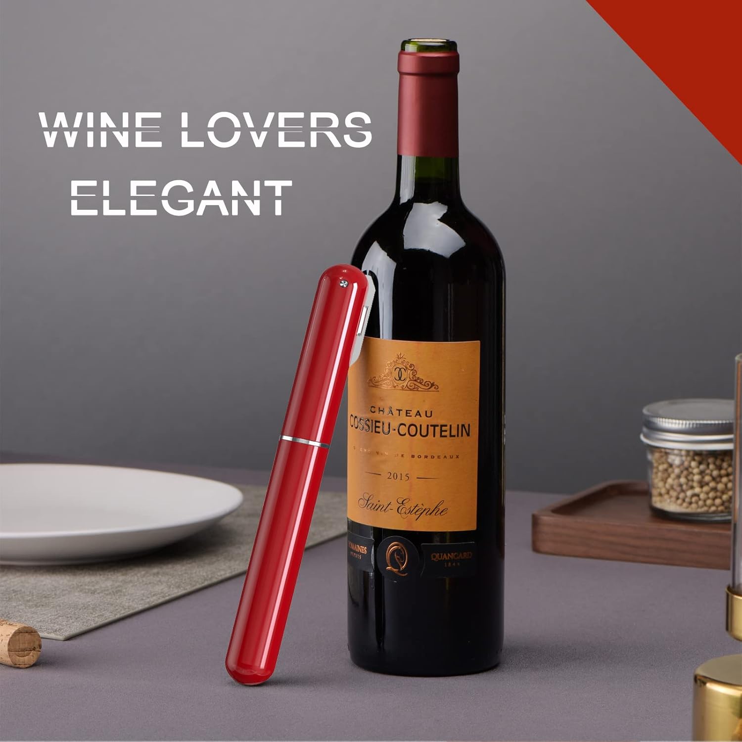 Pocket Wine Opener –Air pump Wine Bottle Opener with build in foil Cutter