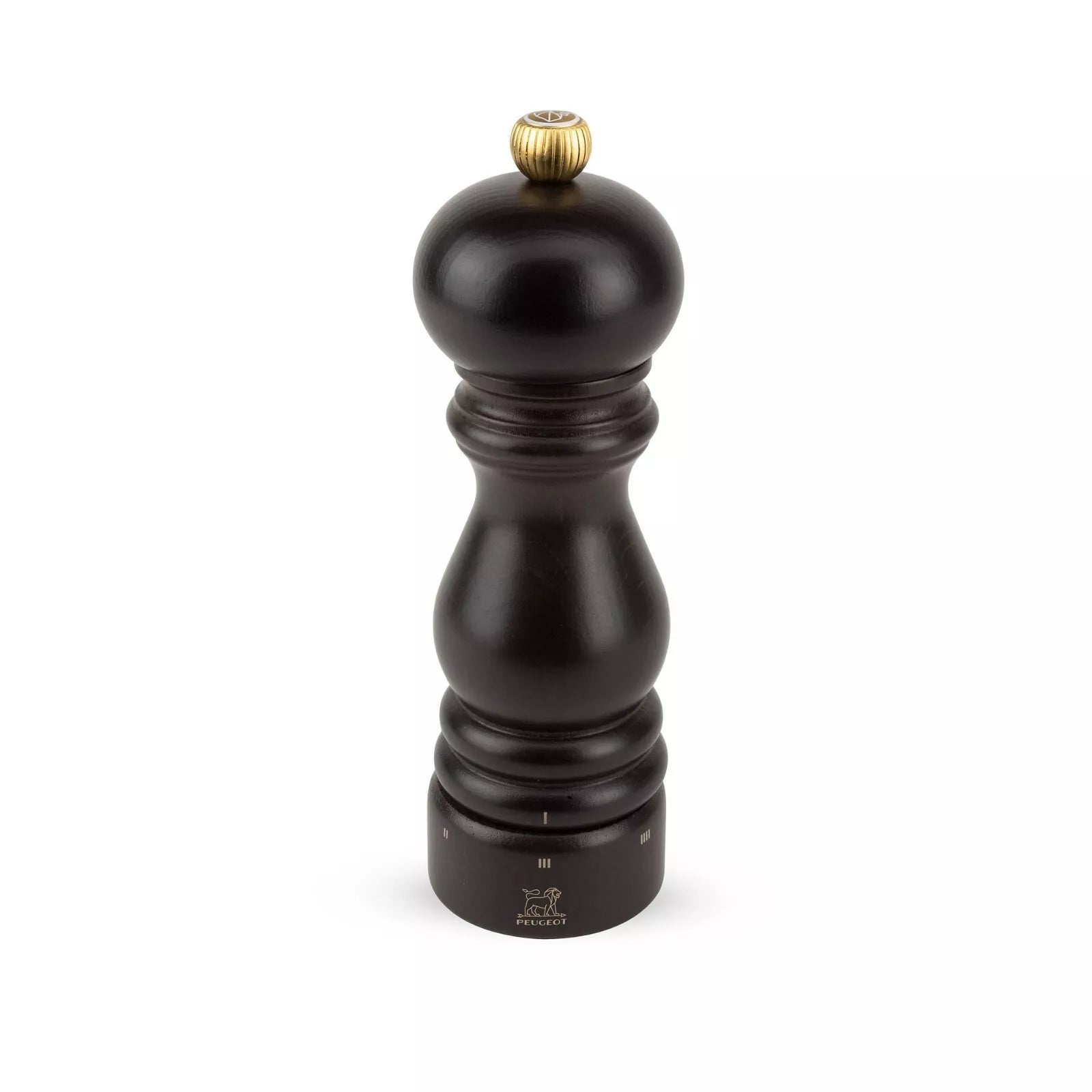 Peugeot Pepper Mill – Adjustable Grinding Levels, Chocolate Wood Finish, Premium French Design