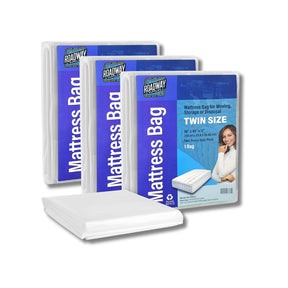 Super Heavy Duty 5 Mil Twin Mattress Bag for Moving, Storage & Disposal - Durable Cover
