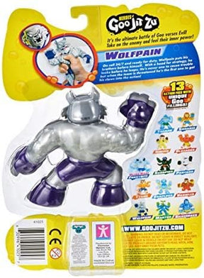 Heroes of Goo Jit Zu - Single Crunchy Wolf Action Figure, Wolfpain