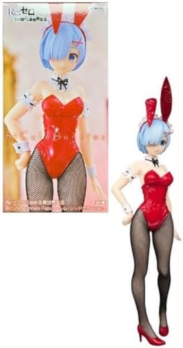 Furyu - Re:Zero Starting Life in Another World - BiCute Bunnies Statue - Rem (Red Color)