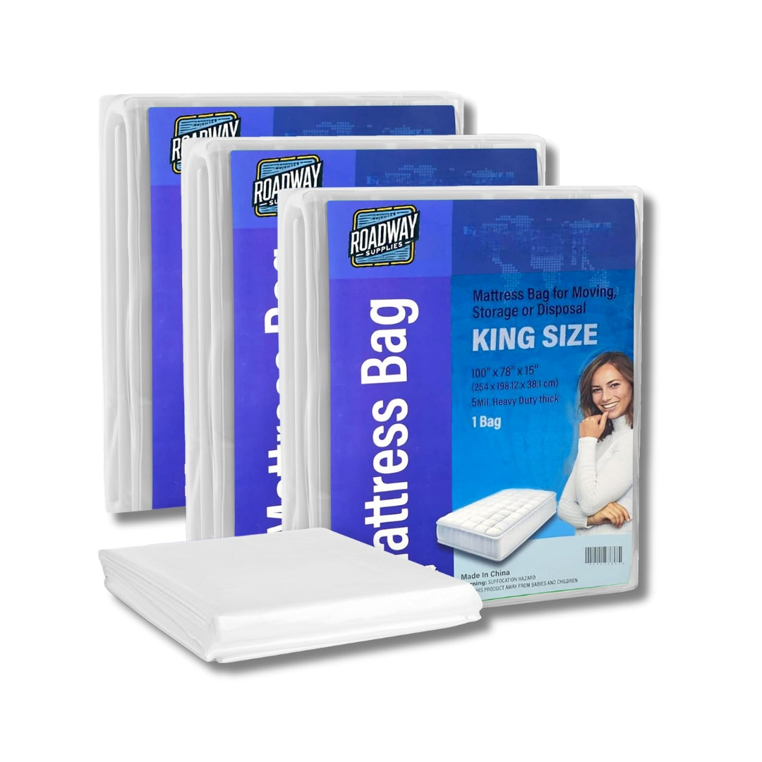 Super Heavy Duty 5 Mil Twin Mattress Bag for Moving, Storage & Disposal - Durable Cover