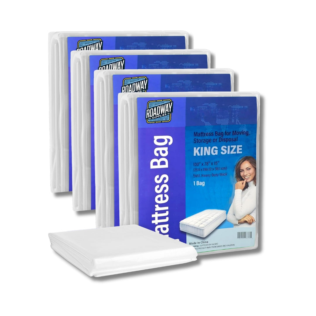 Super Heavy Duty 5 Mil Twin Mattress Bag for Moving, Storage & Disposal - Durable Cover