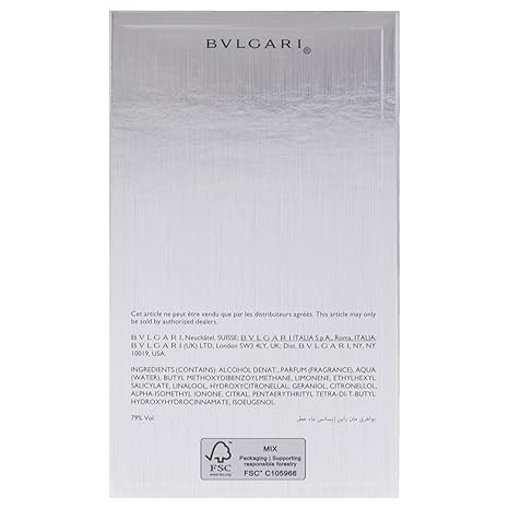 Bvlgari Man Rain Essence for Men - 3.4 oz EDP Spray