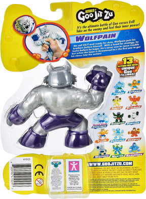 Heroes of Goo Jit Zu - Single Crunchy Wolf Action Figure, Wolfpain