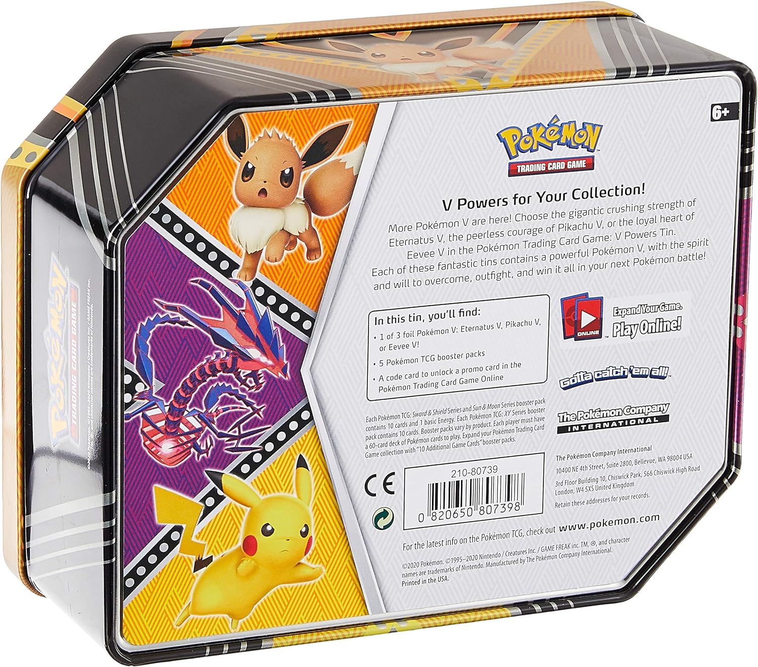 Pokemon TCG: V Powers Tin, Multi