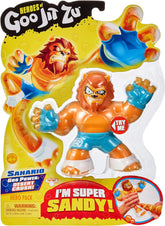 Heroes of Goo Jit Zu - Single Sandy Lion Action Figure, Sahario