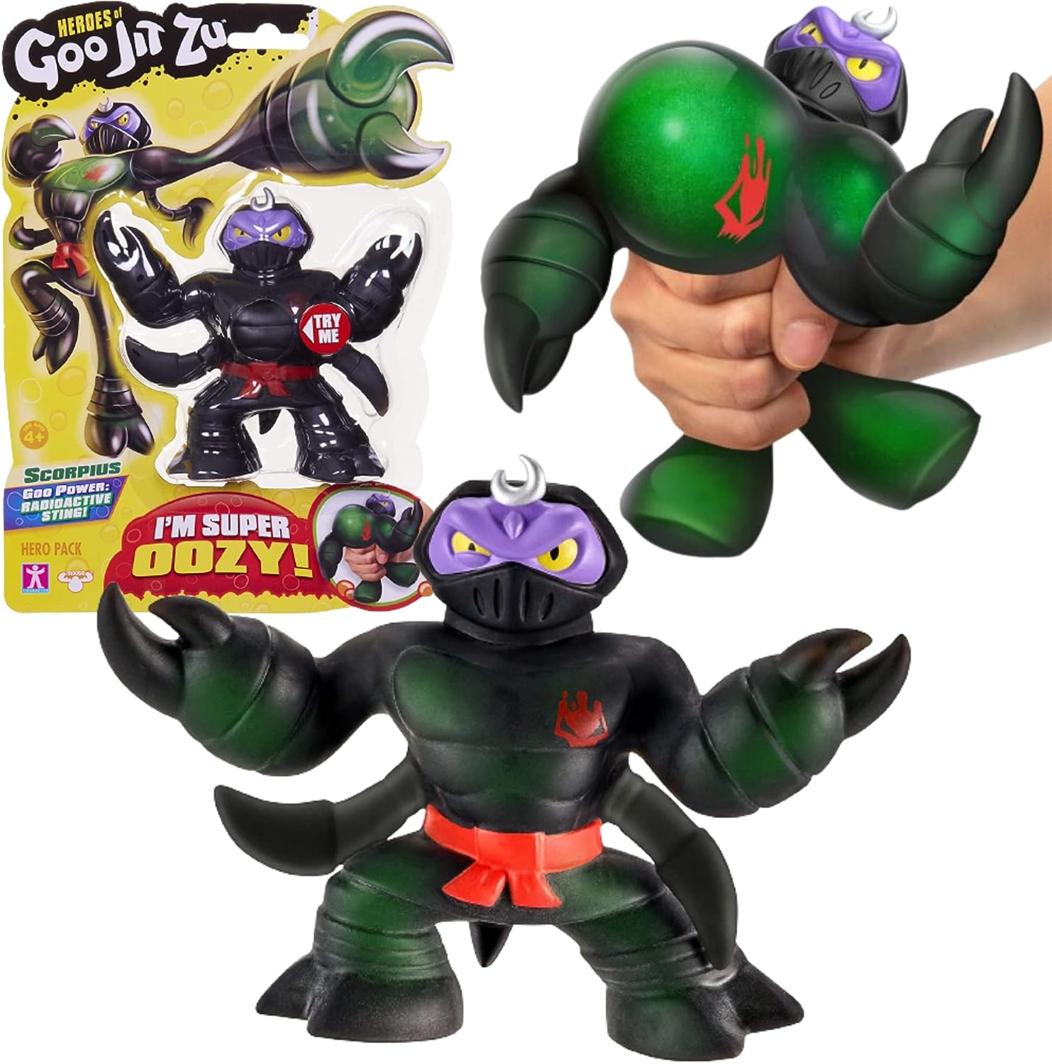 Heroes of Goo Jit Zu - Oozy Scorpion Action Figure, Scorpius