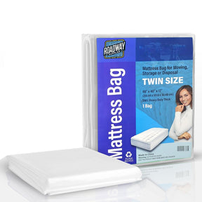 Super Heavy Duty 5 Mil Twin Mattress Bag for Moving, Storage & Disposal - Durable Cover