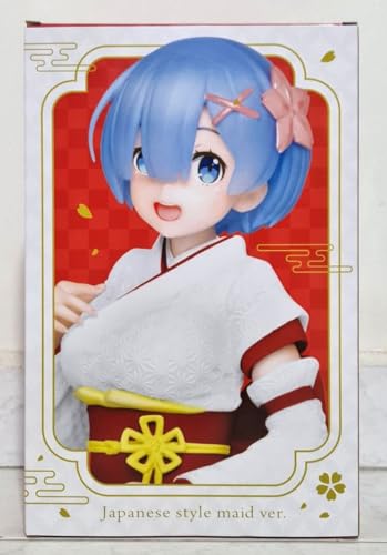 TAITO Re: Zero Starting Life in Another World Precious Figure - Rem (Japanese Maid Ver) Renewal Edition, 23 cm