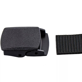Casual Men’s Nylon Belt with Plastic Cam Buckle – Green Tactical Belt for Everyday Work, Study, and Outdoor Use