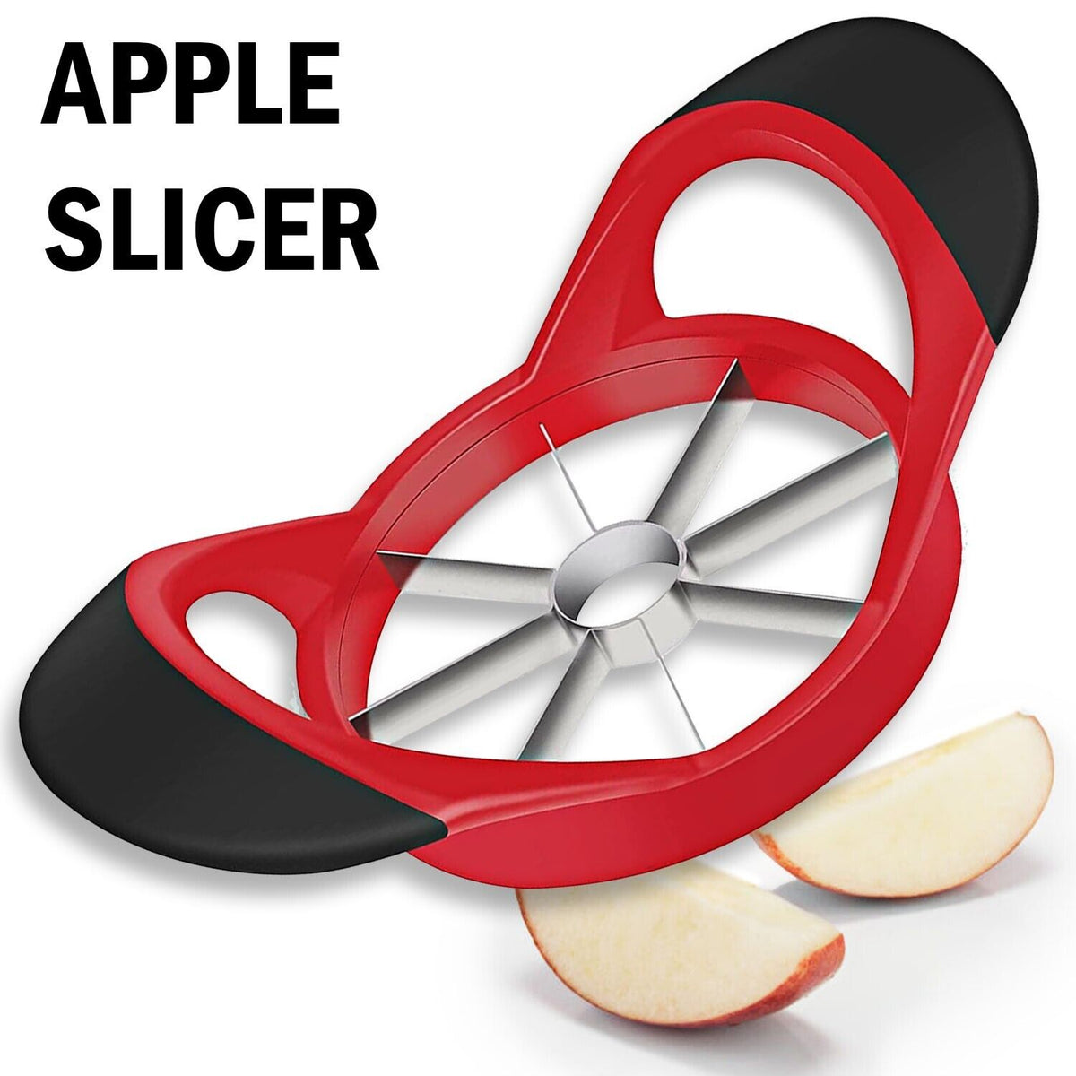 Apple Slicer – Stainless Steel Corer Cutter for Easy, Even Apple Slices