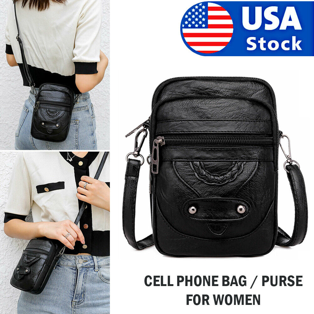 Small Cell Phone Purse Wallet – Stylish Cross-Body Shoulder Bag Pouch for Women