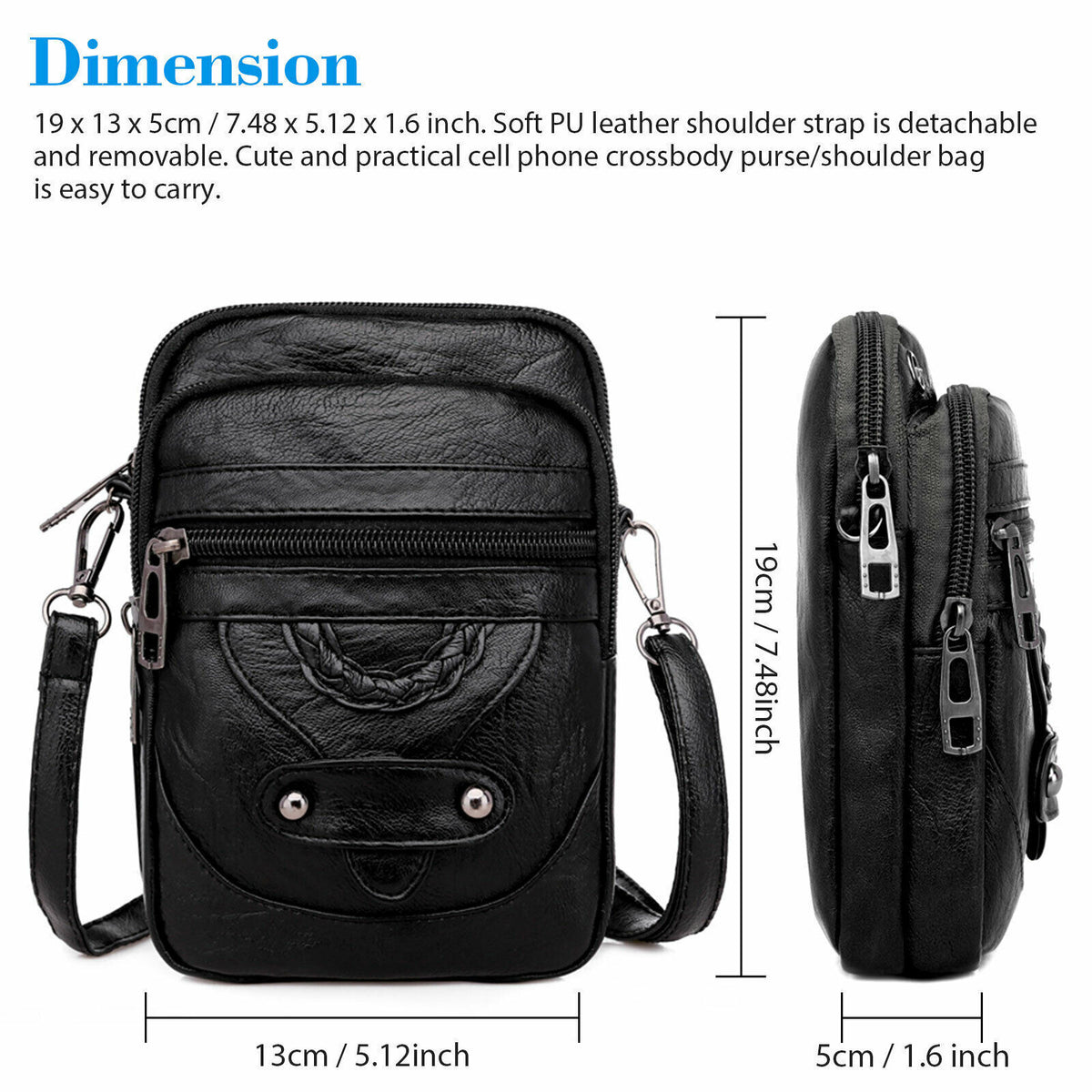 Small Cell Phone Purse Wallet – Stylish Cross-Body Shoulder Bag Pouch for Women